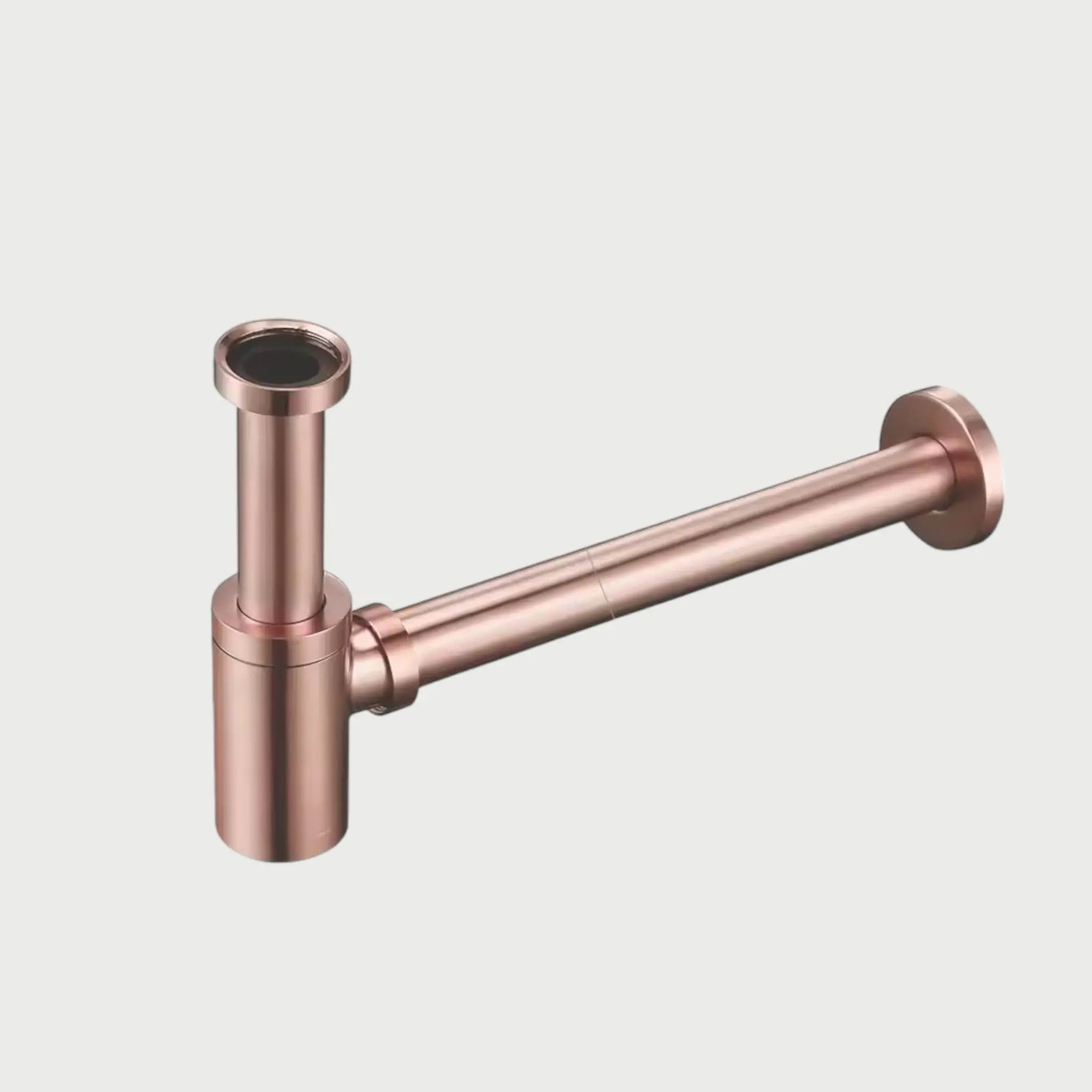 Siphon finition or rose brossé