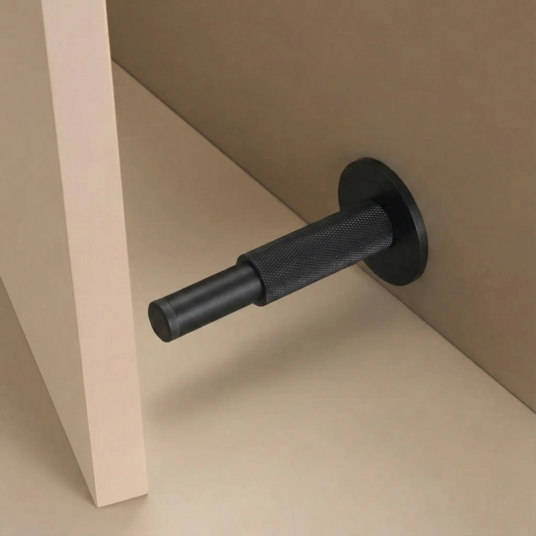 Butée de porte mural en laiton moleté - Ravel Afinaure