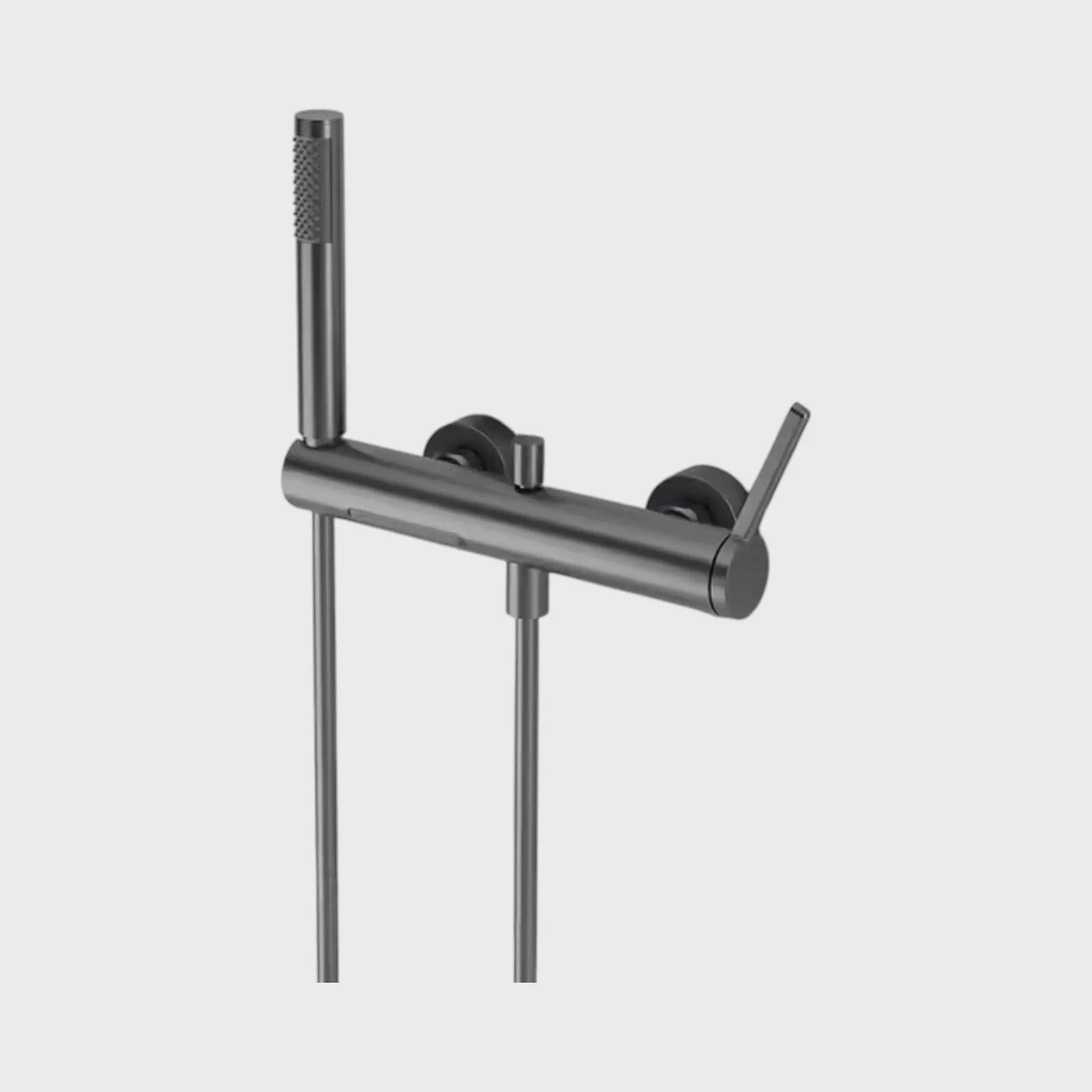 Robinet mitigeur de baignoire mural anthracite 