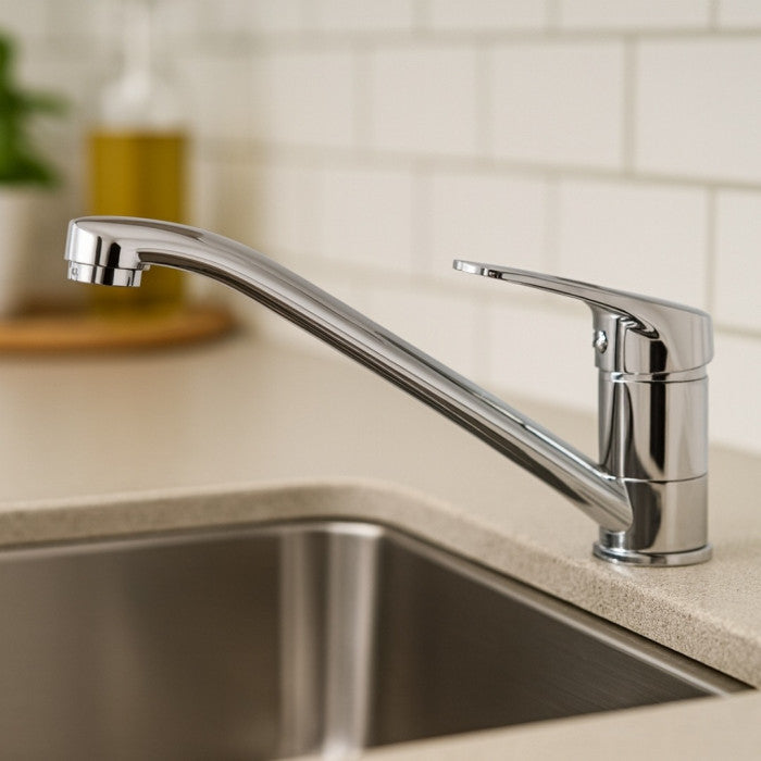 Mitigeur évier chromé